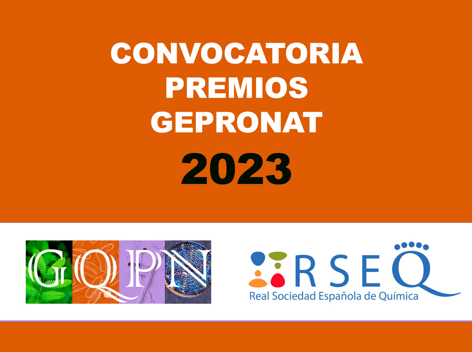 CONVOCATORIA PREMIOS GEPRONAT 2023
